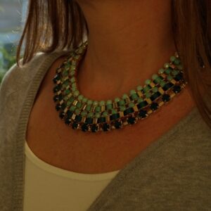 Statement ketting bruin