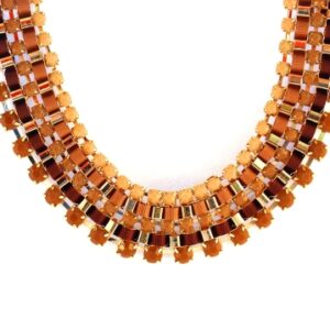 Statement ketting bruin