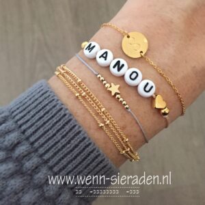 Naam Armband Manou