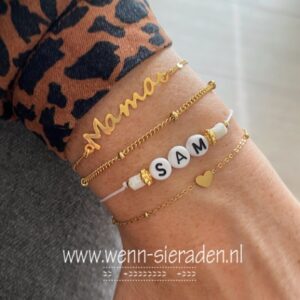 Naamarmband Sam