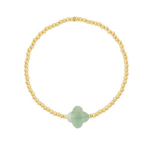 Klaver armband groen